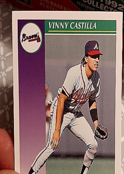 1992 Score #860 Vinny Castilla — front