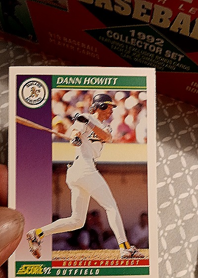 1992 Score #861 Dann Howitt — front