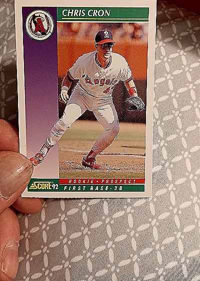 1992 Score #847 Chris Cron — front