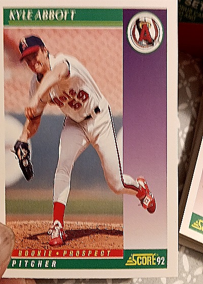 1992 Score #849 Kyle Abbott — front
