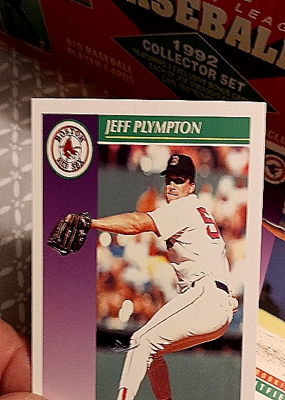 1992 Score #823 Jeff Plympton — front