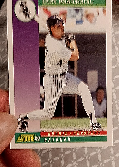 1992 Score #814 Don Wakamatsu — front