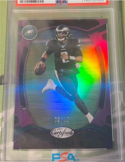 2021 Panini Certified #59 Jalen Hurts — front