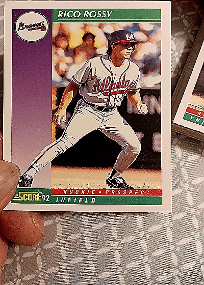 1992 Score #817 Rico Rossy — front