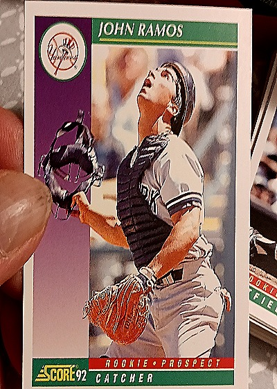 1992 Score #818 John Ramos — front