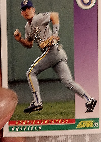 1992 Score #839 Jim Olander — front