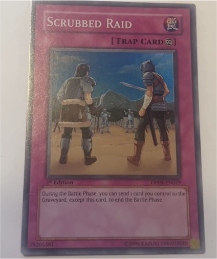 Yu-Gi-Oh! DP09-EN029 Scrubbed Raid — front
