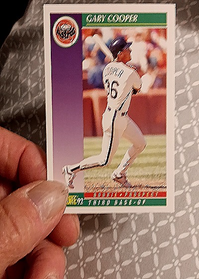 1992 Score #840 Gary Cooper — front