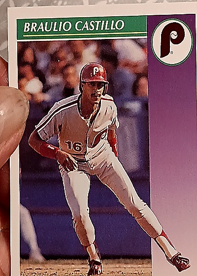1992 Score #824 Braulio Castillo — front