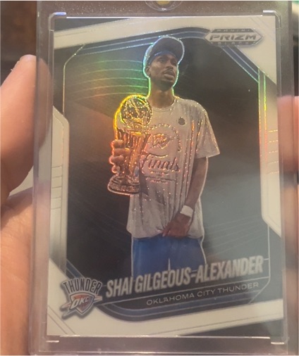 2024-25 Panini Prizm Black #164 Shai Gilgeous-Alexander — front