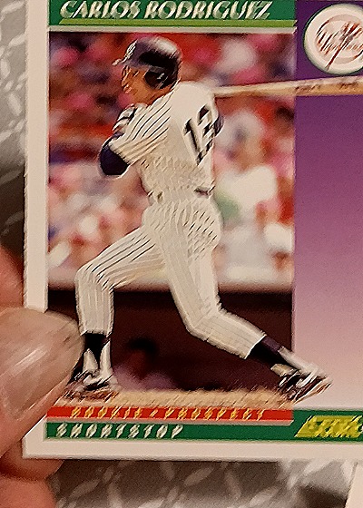 1989 Score #411 Carlos Rodriguez — front