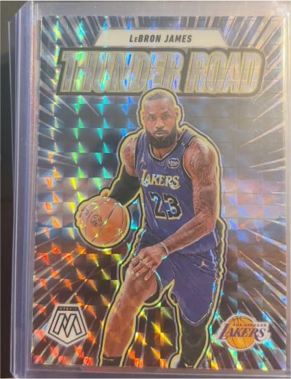 2024-25 Panini Mosaic #3 LeBron James Thunder Road — front