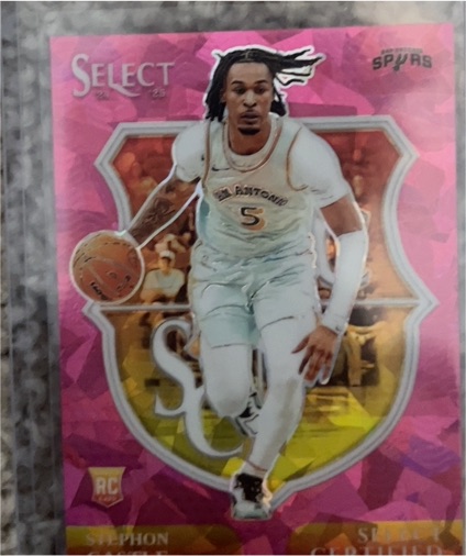2024-25 Panini Select #19 Stephon Castle Select Certified — front
