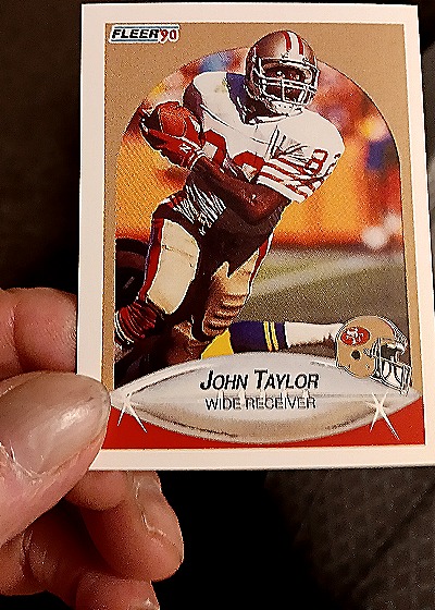 1990 Fleer #14 John Taylor — front