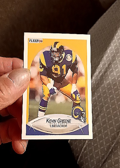 1990 Fleer #38 Kevin Greene — front
