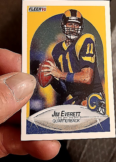 1990 Fleer #36 Jim Everett — front
