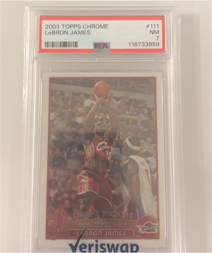 2003 Topps Chrome #111 LeBron James — front