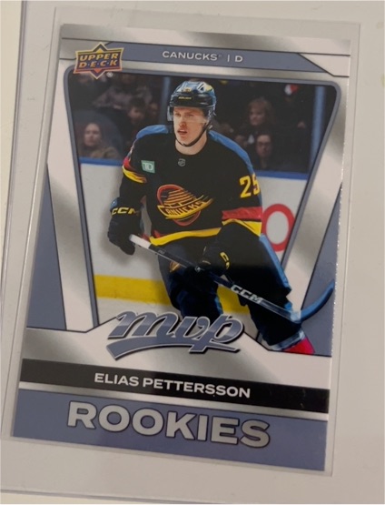 2025-26 Upper Deck MVP #232 Elias Pettersson Rookie — front