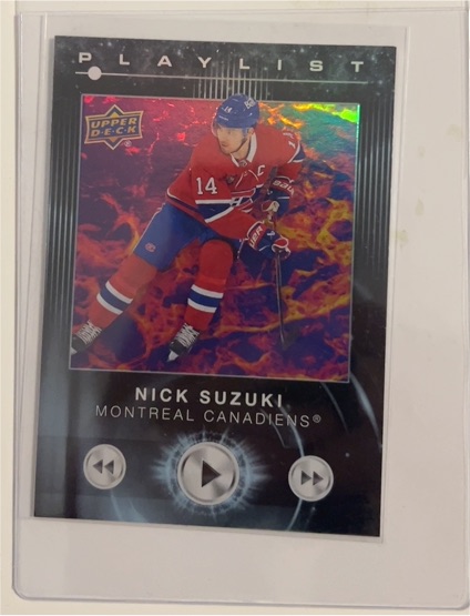 2024-25 Upper Deck Series 2 Playlist #PL-11 Nick Suzuki — front