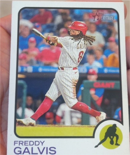 2022 Topps Heritage #302 Freddy Galvis — front