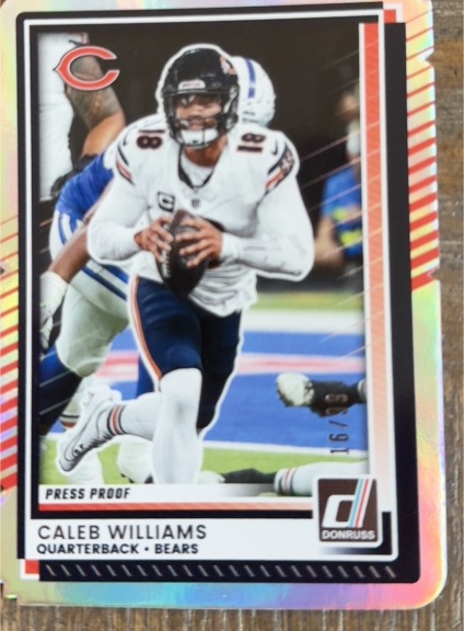 2025 Donruss #7 Caleb Williams — front