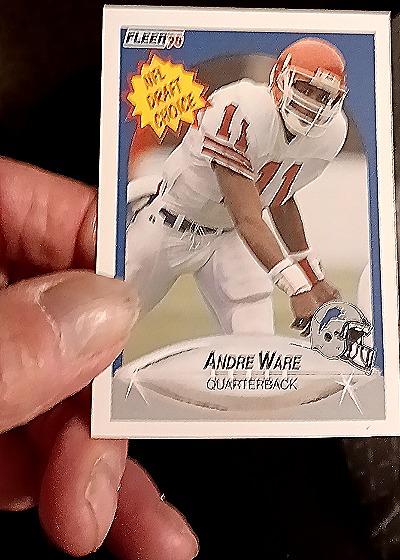 1990 Fleer #103 Andre Ware — front