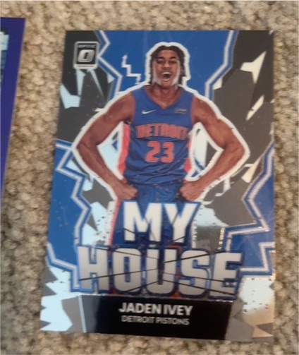 2022-23 Donruss Optic #9 Jaden Ivey My House — front
