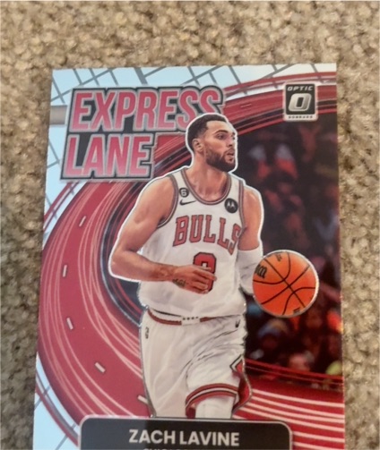 2022-23 Panini Donruss Optic #15 Zach LaVine Express Lane — front