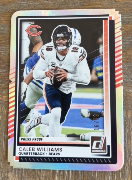 2025 Donruss #7 Caleb Williams — front
