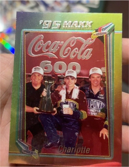 1995 Maxx Premier Plus #160 Jeff Gordon — front