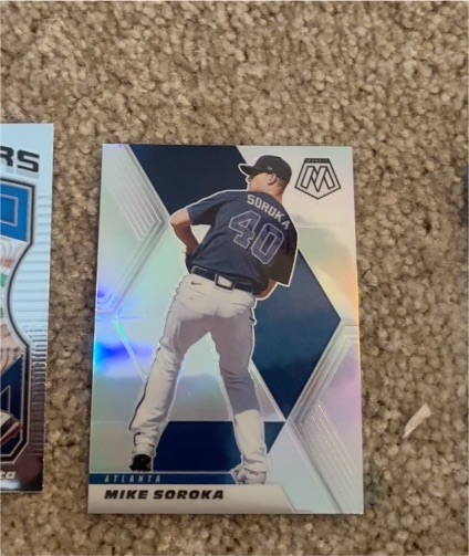 2021 Panini Mosaic #40 Mike Soroka — front