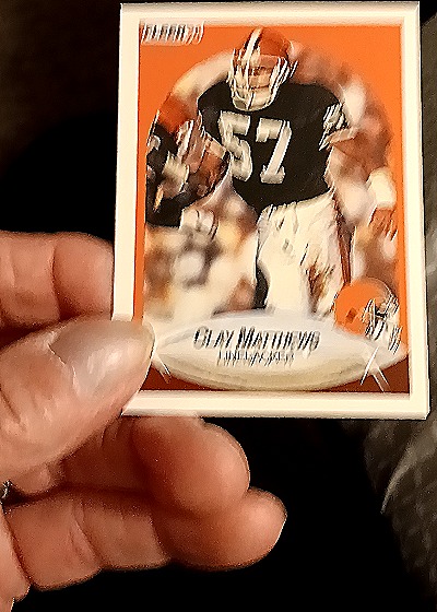 1990 Fleer #57 Clay Matthews — front
