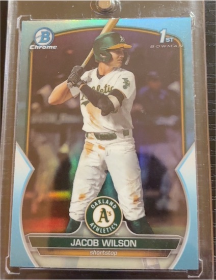 2023 Bowman Chrome #BDC-121 Jacob Wilson — front