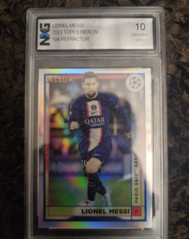 2023 Topps Merlin #104 Lionel Messi — front