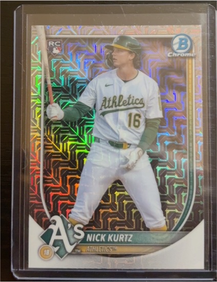 2025 Bowman Chrome #93 Nick Kurtz — front