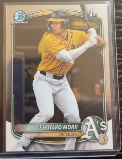 2025 Bowman Chrome #BCP-170 Shotaro Morii — front