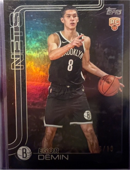 2025-26 Topps #208 Egor Demin — front