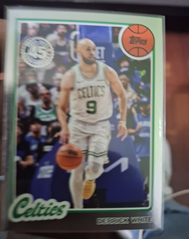 2025-26 Topps #80BK-43 Derrick White 1980-81 Topps Basketball card — front