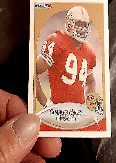 1990 Fleer #94 Charles Haley — front