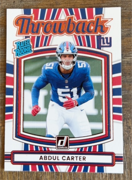 2025 Panini Donruss #49 Abdul Carter — front