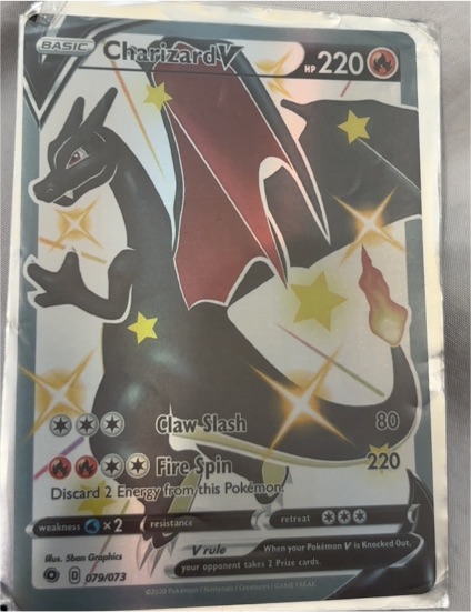2020 Pokémon Champion's Path #79/73 Charizard V — front