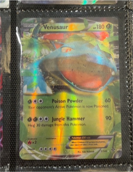 2014 Pokémon XY #1 Venusaur EX — front