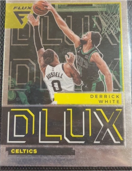 2022-23 Panini Flux #17 Derrick White DLUX Boston Celtics — front