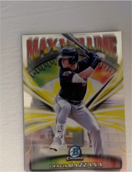 2025 Bowman Chrome Max Volume #MV-12 Travis Bazzana — front