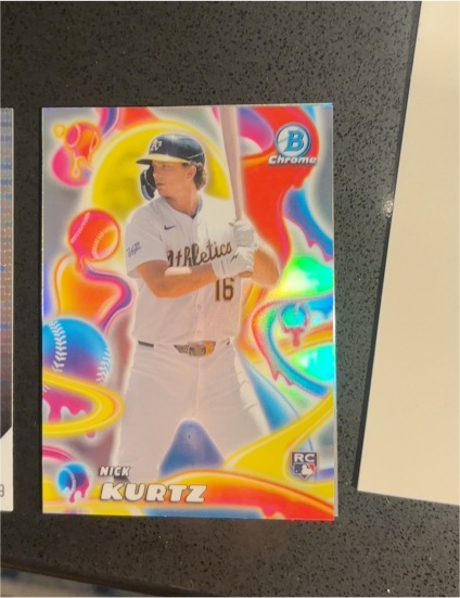 2025 Bowman Chrome #MM-25 Nick Kurtz Melt Mashers Rookie — front