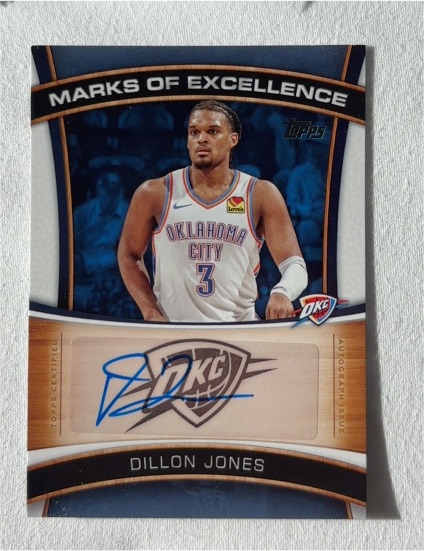 2025 Topps Marks of Excellence Dillon Jones — front