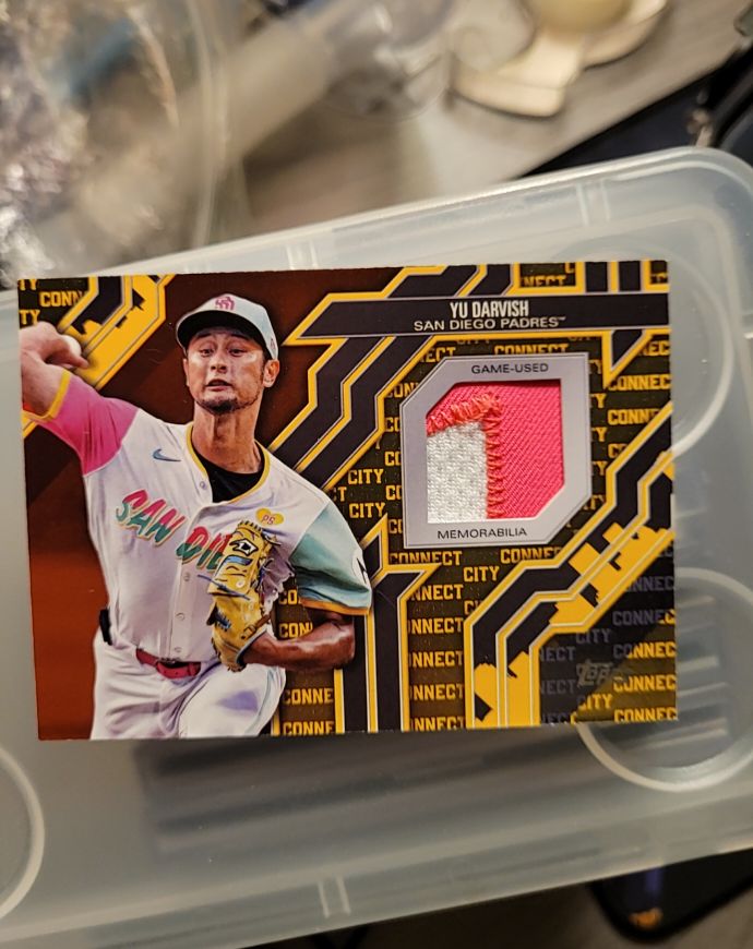 2025 Topps Series 1 City Connect #CC-YD Yu Darvish — front