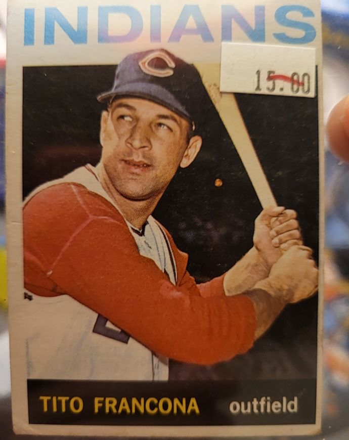 1964 Topps #583 Tito Francona Cleveland Indians — front