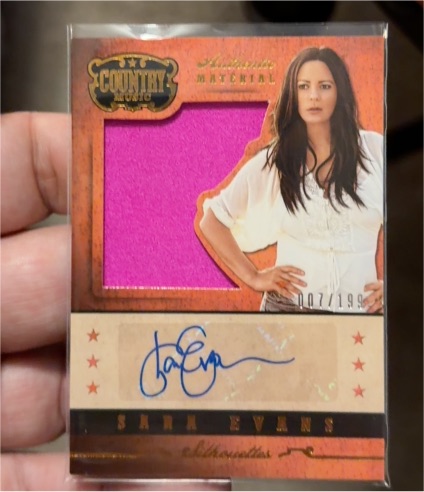 2014 Panini Country Music Silhouettes #SI-SE Sara Evans — front