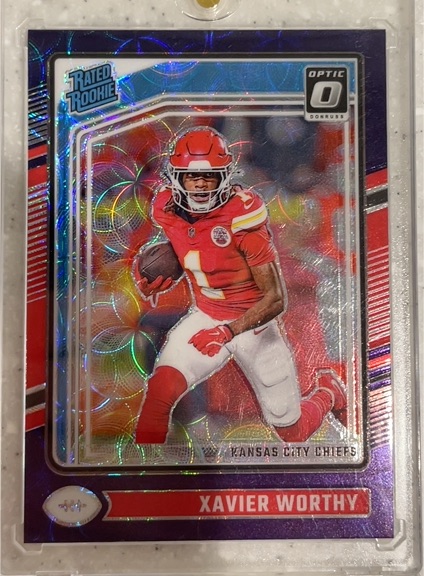 2024 Donruss Optic #300 Xavier Worthy — front